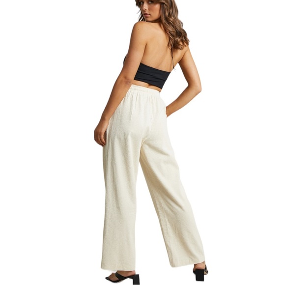 Lioness Nikita Cream Cord Straight Leg Pants - Picture 6 of 12
